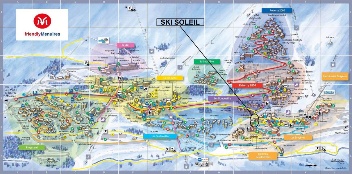 Residence Le Ski Soleil A Partir De 405 Location Vacances Les Menuires