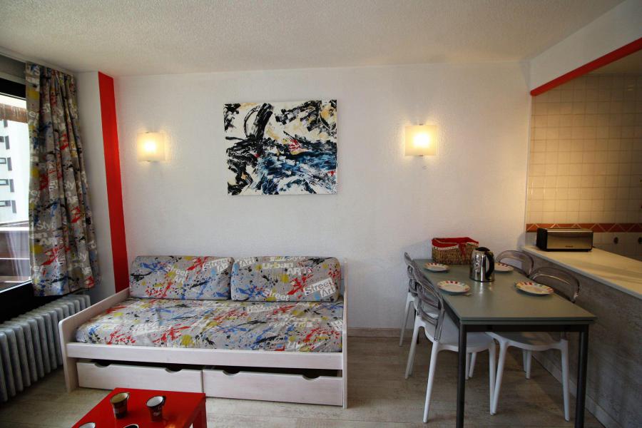 Vakantie in de bergen Studio bergnis 4 personen (205CL) - Résidence le Slalom - Tignes - Woonkamer