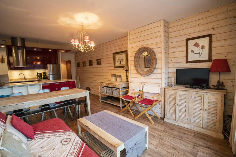 Holiday in mountain resort 3 room apartment 6 people (18A) - Résidence le Solarium - Châtel - Living room