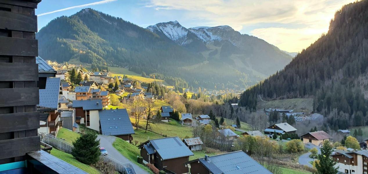 Urlaub in den Bergen 3-Zimmer-Appartment für 6 Personen - Résidence le Soli - Châtel - Balkon