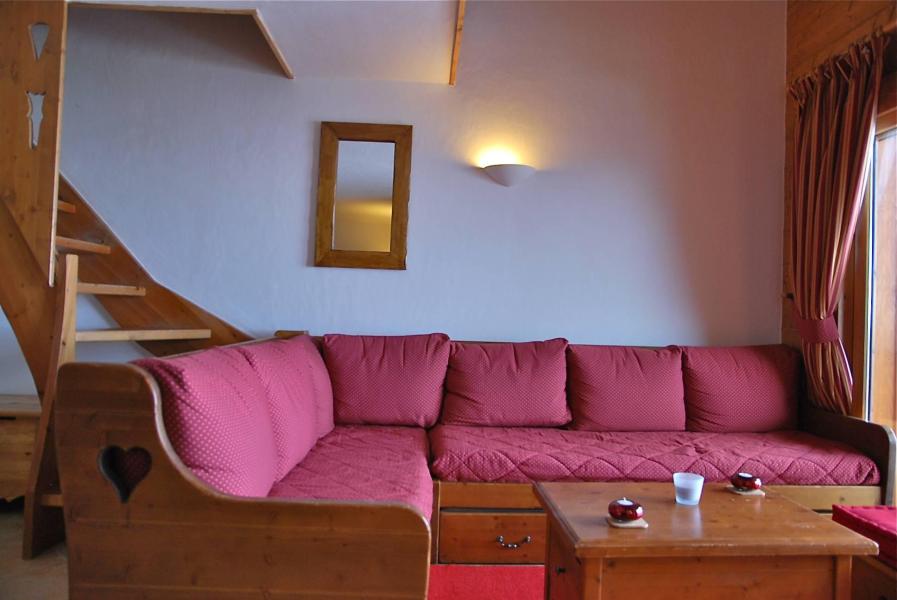 Urlaub in den Bergen 4 Zimmer Maisonettewohnung für 6 Personen (B16) - Résidence le St Bernard - Les Arcs - Wohnzimmer