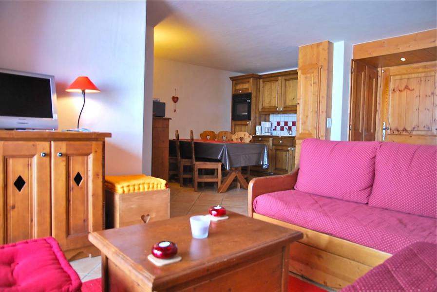 Urlaub in den Bergen 4 Zimmer Maisonettewohnung für 6 Personen (B16) - Résidence le St Bernard - Les Arcs - Wohnzimmer