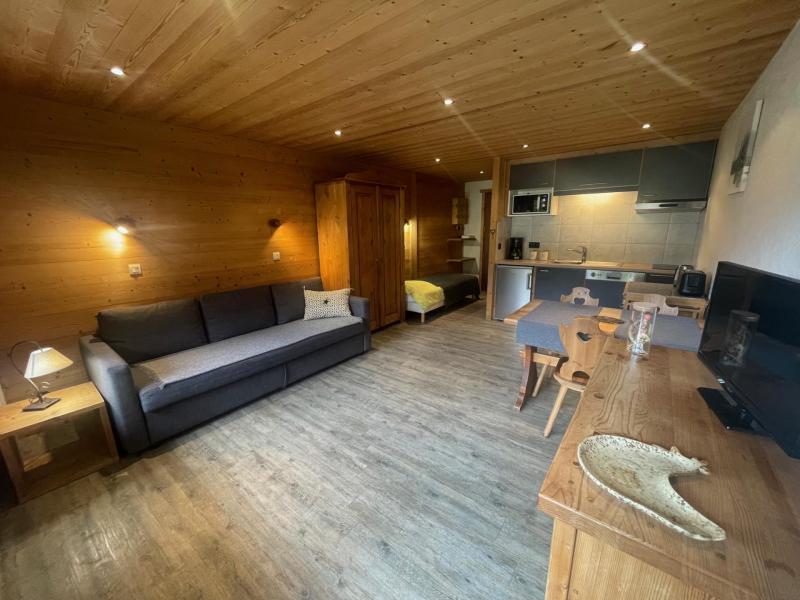 Urlaub in den Bergen Studio Schlafnische 3 Personen (1681) - Résidence le Tardevant - Le Grand Bornand - Wohnzimmer