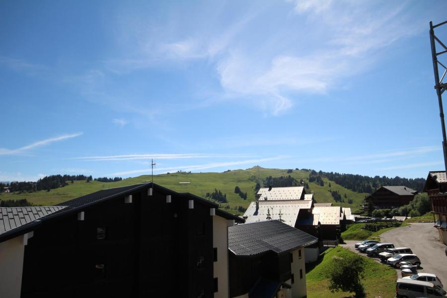 Urlaub in den Bergen Wohnung 2 Mezzanine Zimmer 6 Leute (024) - Résidence le Tavaillon - Les Saisies - Balkon