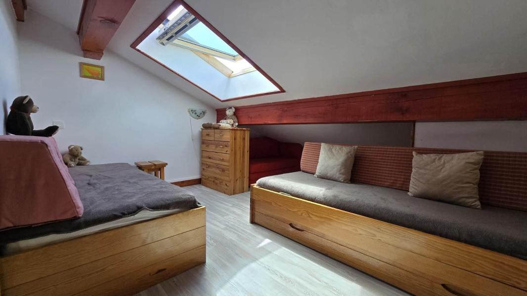 Urlaub in den Bergen Wohnung 2 Mezzanine Zimmer 6 Leute (024) - Résidence le Tavaillon - Les Saisies - Wohnzimmer