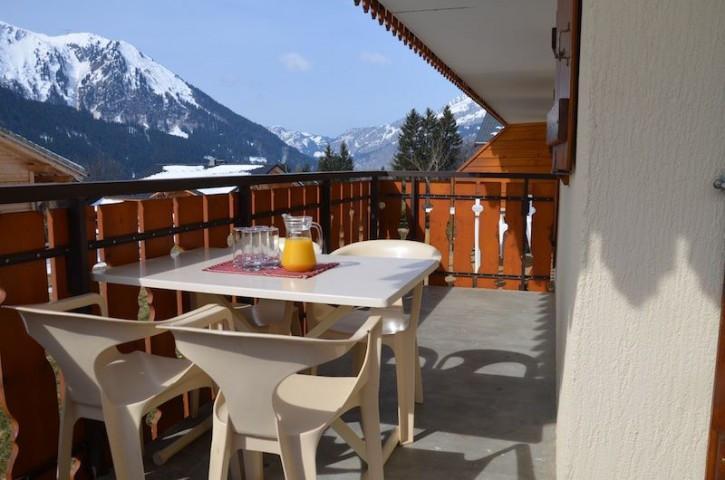 Vacanze in montagna Studio per 4 persone (TER031B) - Résidence le Terroit - Châtel - Terrazza