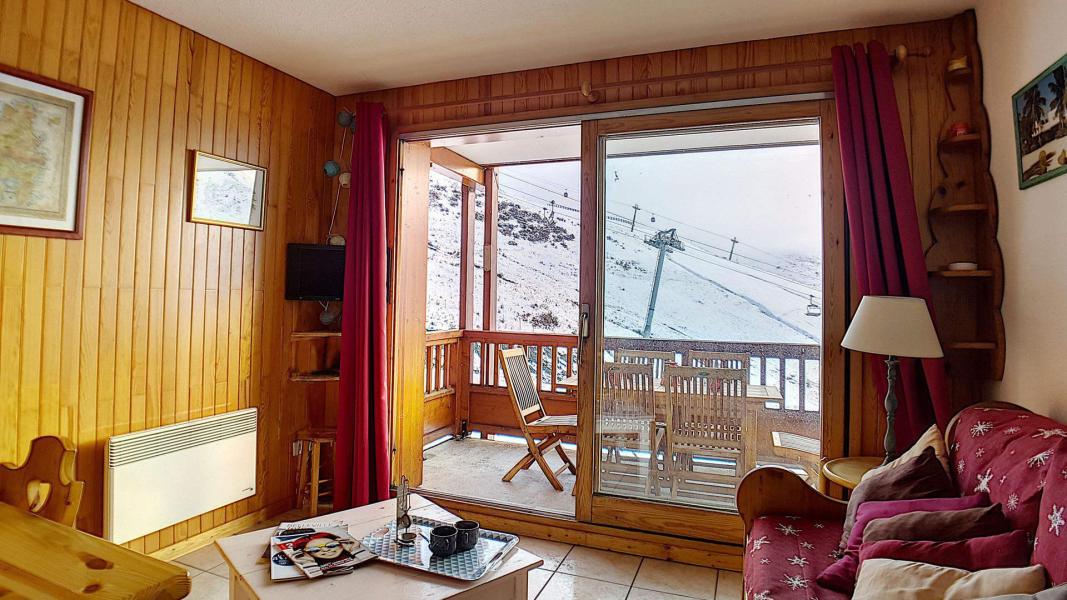 Urlaub in den Bergen 2-Zimmer-Holzhütte für 6 Personen (8) - Résidence le Tétras Lyre - Les Menuires - Wohnzimmer