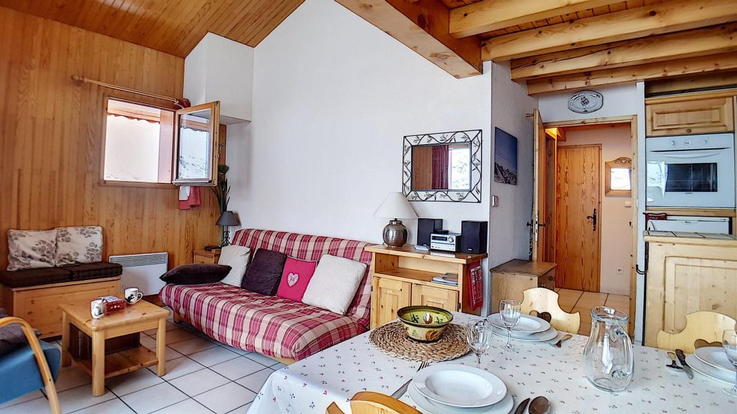 Vakantie in de bergen Appartement 4 kamers mezzanine 8 personen (7) - Résidence le Tétras Lyre - Les Menuires - Woonkamer