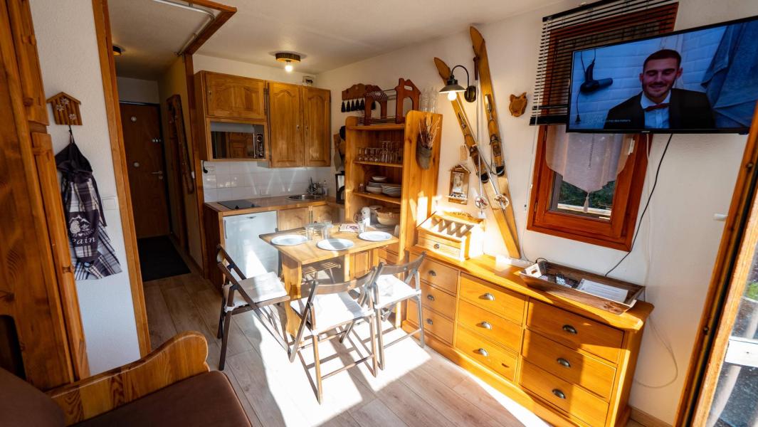 Holiday in mountain resort Studio sleeping corner 4 people (37) - Résidence le Thabor - Valfréjus - Kitchen