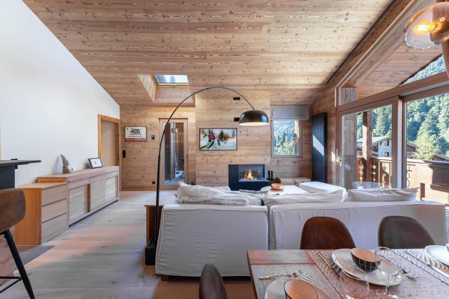 Holiday in mountain resort 5 room apartment cabin 8 people (10) - Résidence le Tuéda - Méribel-Mottaret - Living room