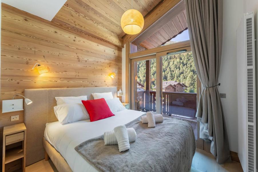 Urlaub in den Bergen 5-Zimmer-Holzhütte für 8 Personen (10) - Résidence le Tuéda - Méribel-Mottaret - Schlafzimmer