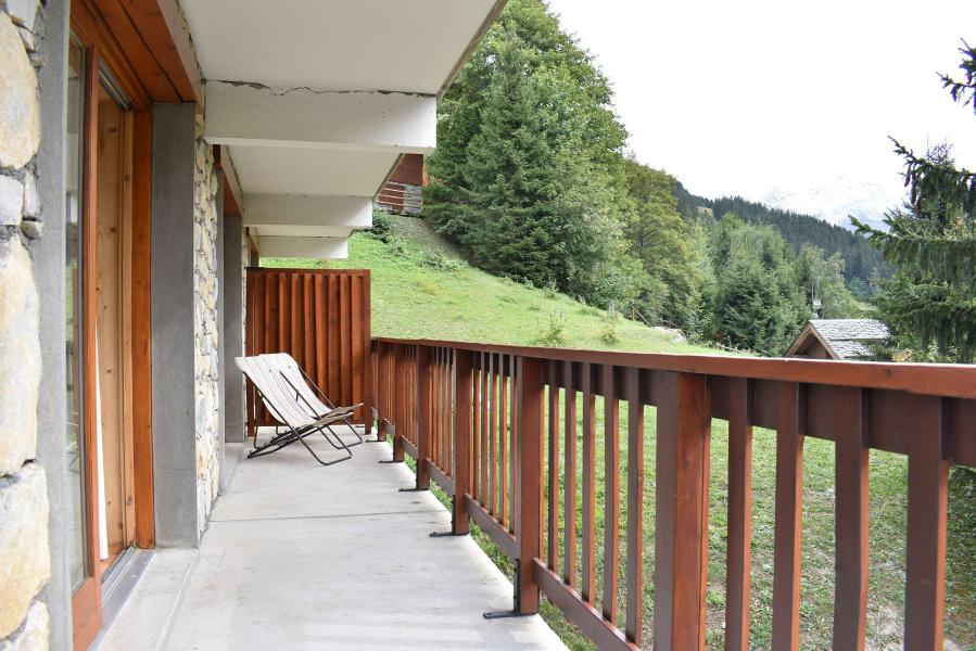 Urlaub in den Bergen 4 Zimmer Maisonettewohnung für 8 Personen (1) - Résidence le Vallon - Méribel - Terrasse