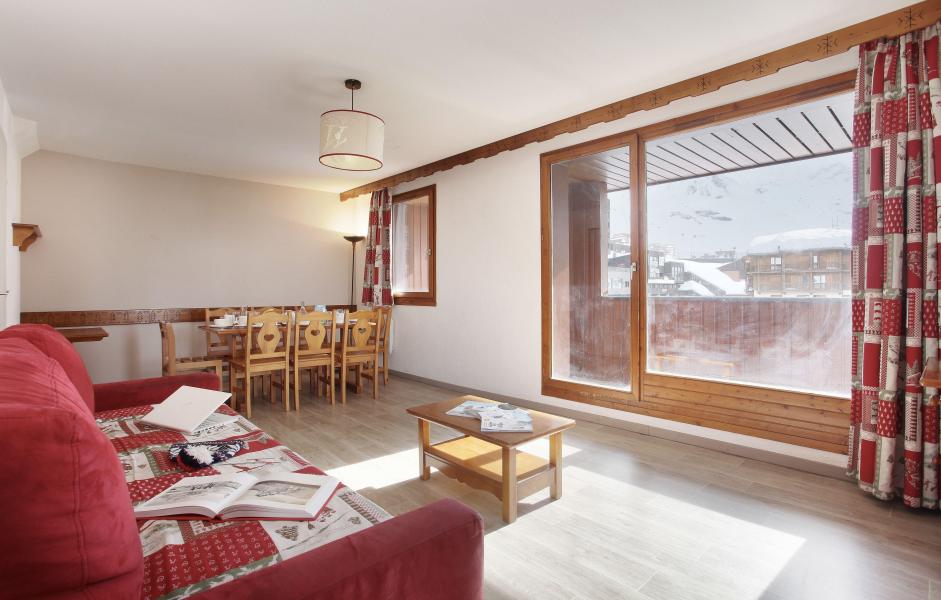 Urlaub in den Bergen Résidence le Valset - Val Thorens - Wohnzimmer
