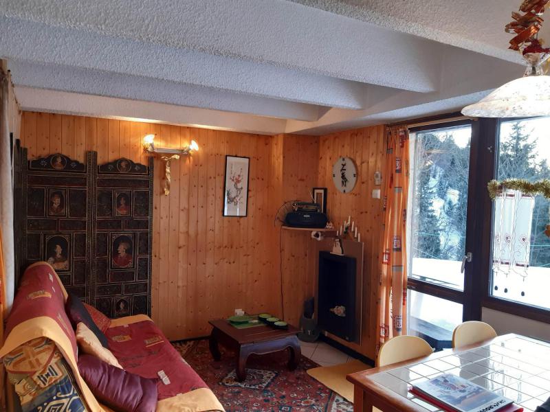 Urlaub in den Bergen Studio Schlafnische 4 Personen (0001) - Résidence le Vernon - Chamrousse - Wohnzimmer