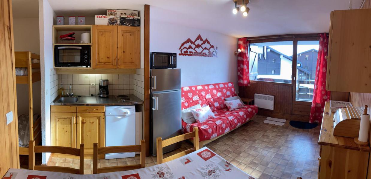 Vacances en montagne Studio cabine 5 personnes (304) - Résidence le Village 3 - Les Saisies - Logement