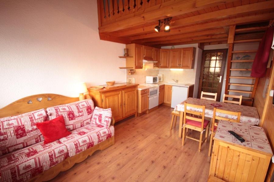 Vakantie in de bergen Appartement 1 kamers mezzanine 6 personen (425) - Résidence le Village 4 - Les Saisies - Woonkamer