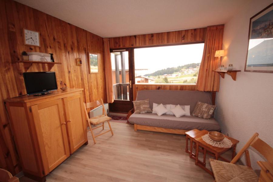 Holiday in mountain resort Studio sleeping corner 4 people (415) - Résidence le Village 4 - Les Saisies - Living room