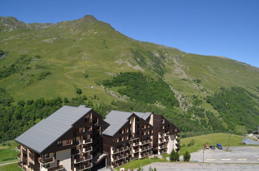 Vacances en montagne Studio cabine 3 personnes (704) - Résidence le Villaret - Les Menuires - Extérieur été