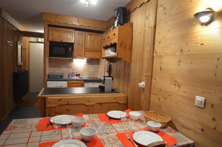 Vakantie in de bergen Studio cabine 4 personen (VP520) - Résidence le Villaret - Les Menuires - Keuken