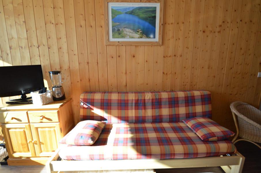 Holiday in mountain resort Studio sleeping corner 4 people (316) - Résidence le Villaret - Les Menuires - Living room
