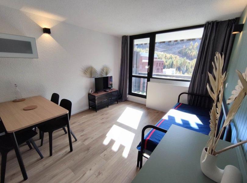 Holiday in mountain resort 1 room apartment 4 people (ADR I 517) - Résidence les Adrets I - Isola 2000 - Living room