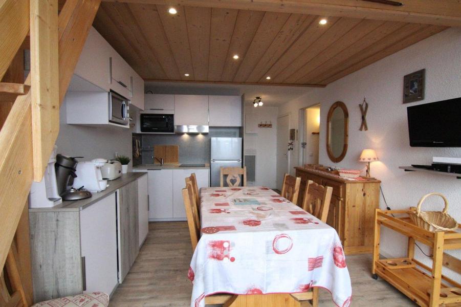 Vakantie in de bergen Appartement 4 kamers 6 personen (508) - Résidence les Aiguilles d'Or - Alpe d'Huez - Woonkamer