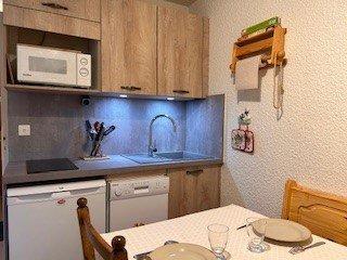 Holiday in mountain resort 2 room apartment sleeping corner 4 people (10B) - Résidence les Airelles B - Risoul - Kitchenette