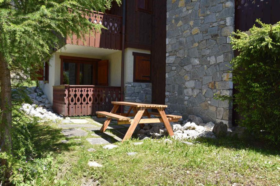 Wakacje w górach Apartament 3 pokojowy 5 osób (1A) - Résidence les Alpages de Pralognan A - Pralognan-la-Vanoise - Taras