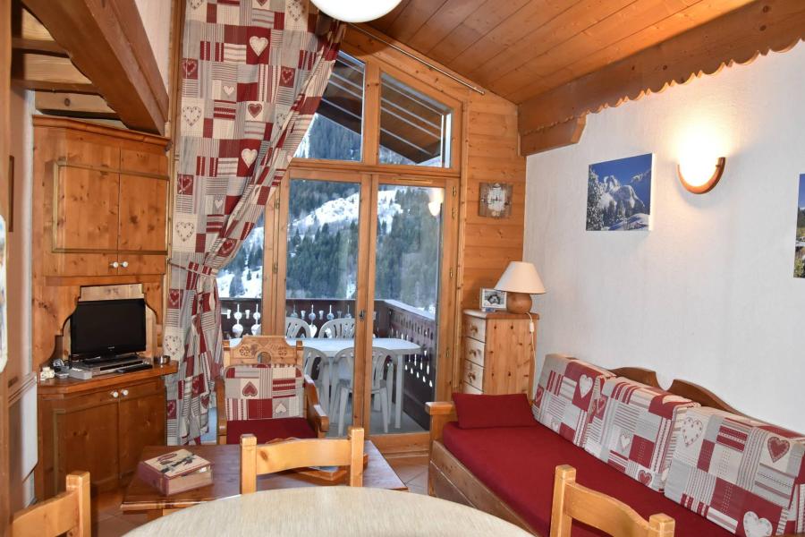 Urlaub in den Bergen 4 Zimmer Maisonettewohnung für 8 Personen (16B) - Résidence les Alpages de Pralognan B - Pralognan-la-Vanoise - Wohnzimmer