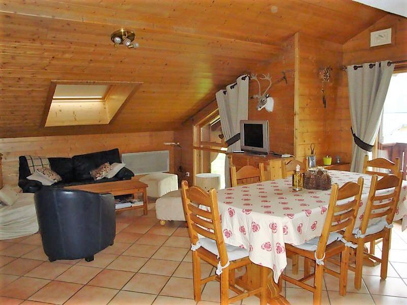Holiday in mountain resort 5 room duplex apartment 8 people (17) - Résidence les Alpages de Pralognan D - Pralognan-la-Vanoise - Living room