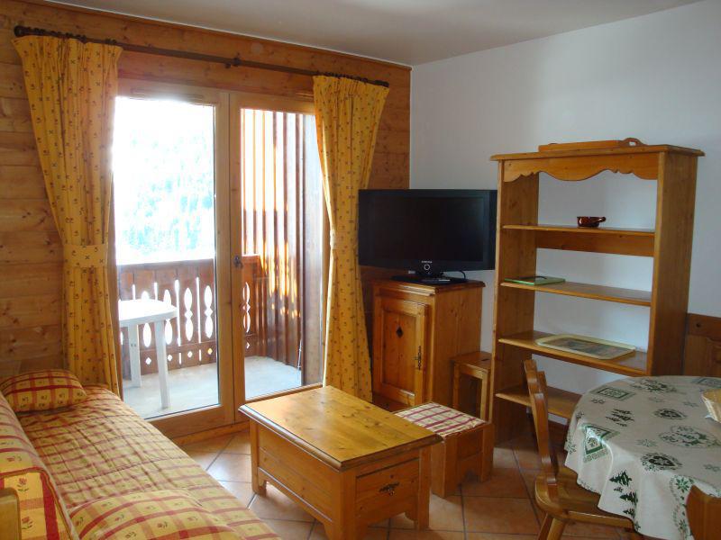 Vakantie in de bergen Appartement 3 kamers 4 personen (12) - Résidence les Alpages de Pralognan E - Pralognan-la-Vanoise - Woonkamer