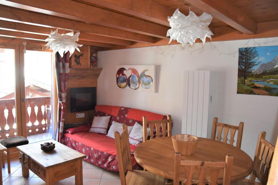 Holiday in mountain resort 5 room mezzanine apartment 6 people (19) - Résidence les Alpages de Pralognan F - Pralognan-la-Vanoise - Living room