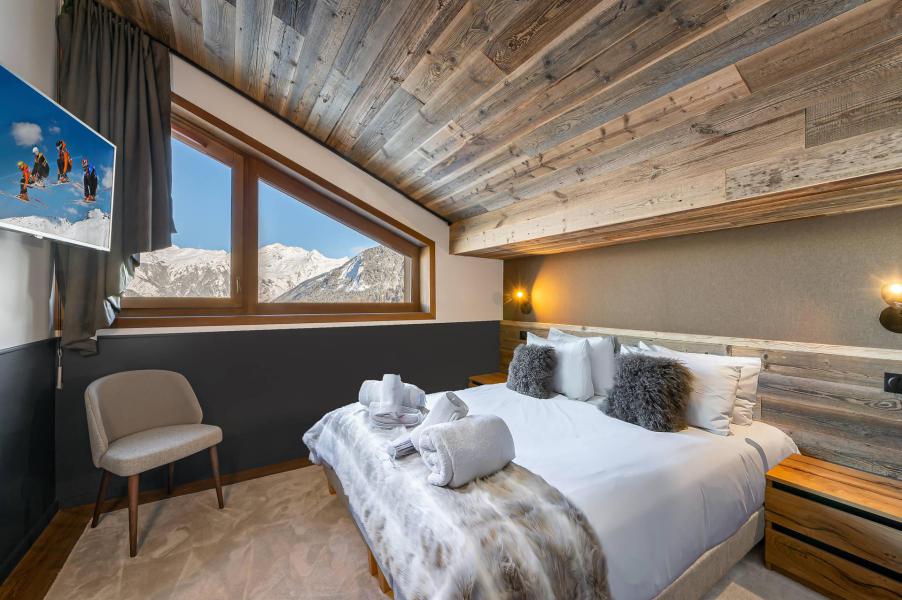 Holiday in mountain resort 5 room duplex apartment 10 people (31) - Résidence les Ancolies - Courchevel - Bedroom
