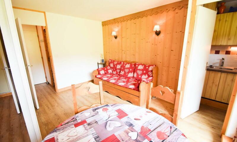 Rent in ski resort Studio 4 people (24m²-2) - Résidence les Aollets - Maeva Home - La Plagne - Living room