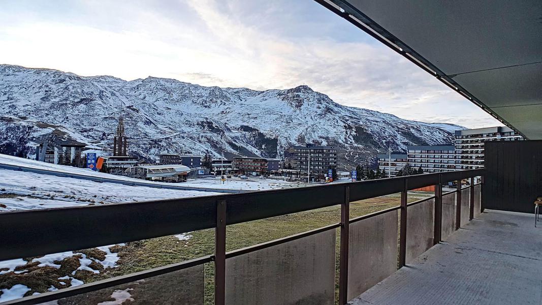 Holiday in mountain resort 3 room apartment 8 people (220) - Résidence les Aravis - Les Menuires - Balcony