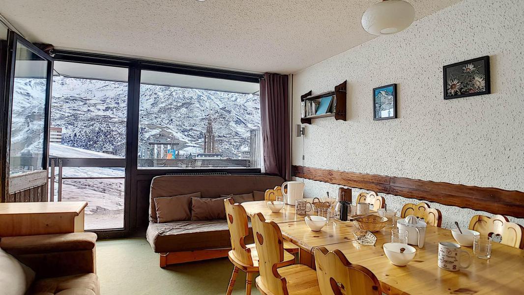 Urlaub in den Bergen 3-Zimmer-Appartment für 8 Personen (220) - Résidence les Aravis - Les Menuires - Wohnzimmer