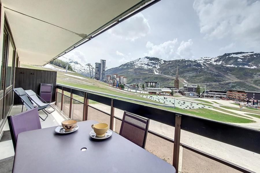 Wakacje w górach Apartament 2 pokojowy 4 osób (0111) - Résidence les Aravis - Les Menuires - Balkon