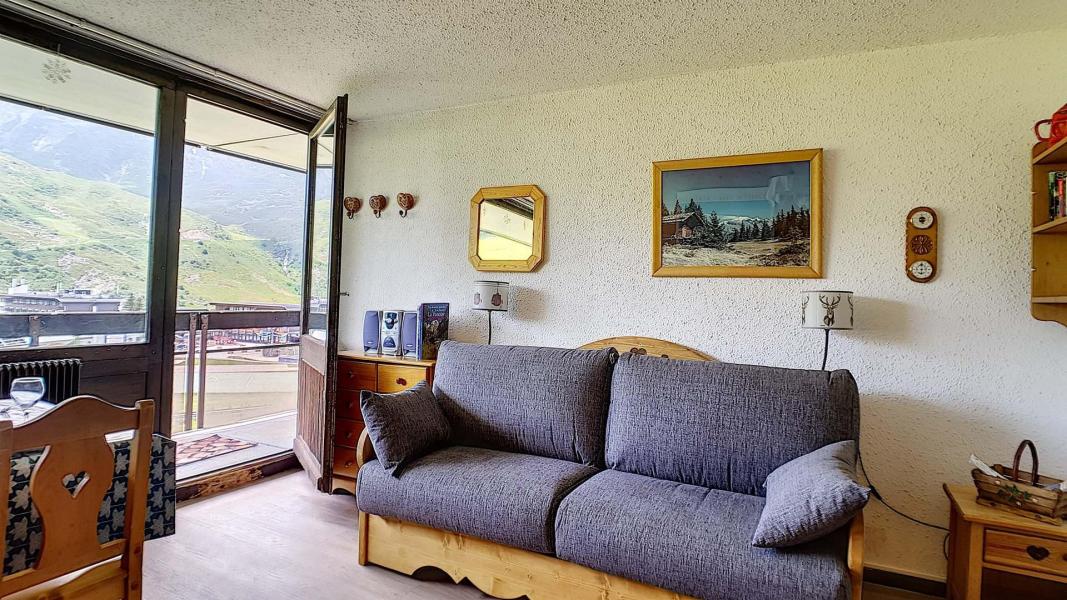 Vakantie in de bergen Appartement 2 kamers 6 personen (319) - Résidence les Aravis - Les Menuires - Woonkamer