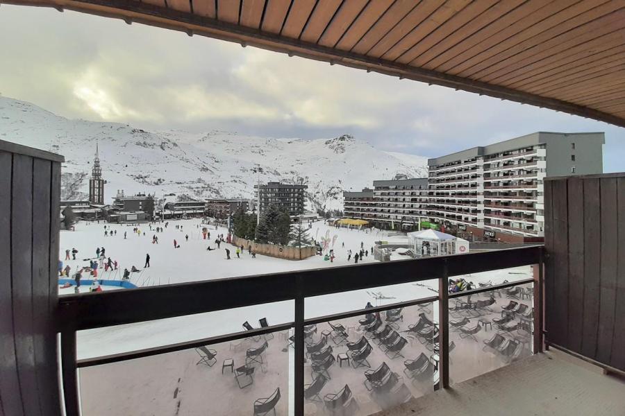 Vakantie in de bergen Studio 3 personen (208) - Résidence les Aravis - Les Menuires - Balkon