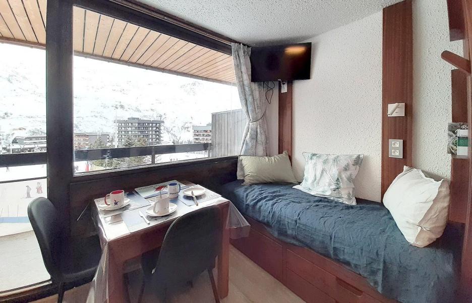 Vakantie in de bergen Studio 3 personen (208) - Résidence les Aravis - Les Menuires - Woonkamer