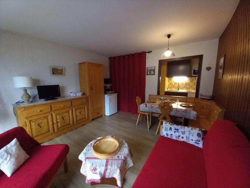 Vacanze in montagna Studio con alcova per 4 persone (0S) - Résidence les Arces - Le Grand Bornand - Soggiorno