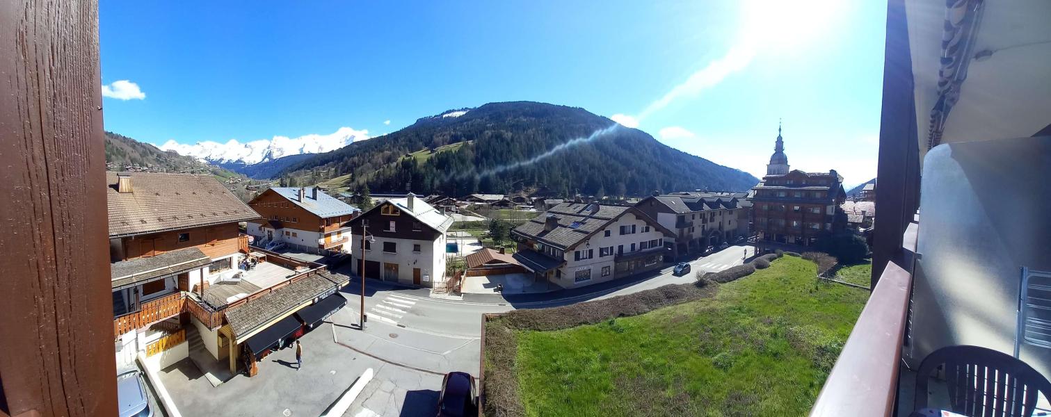 Urlaub in den Bergen Studio Schlafnische 4 Personen (0S) - Résidence les Arces - Le Grand Bornand - Balkon