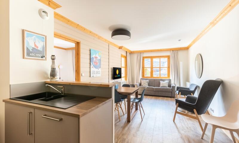 Vacances en montagne Appartement 3 pièces 6 personnes (Prestige 53m²-2) - Résidence Les Arcs 1950 le Village - MH - Les Arcs - Extérieur été