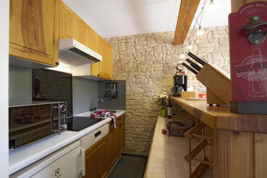 Vacaciones en montaña Apartamento 1 piezas 2 cabina para 4 personas (ARG2) - Résidence les Arias - Les 2 Alpes - Kitchenette