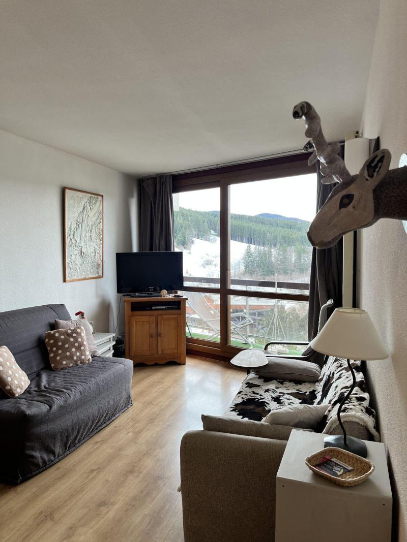 Urlaub in den Bergen 2-Zimmer-Holzhütte für 6 Personen (K76) - Résidence les Arolles - Villard de Lans - Wohnzimmer