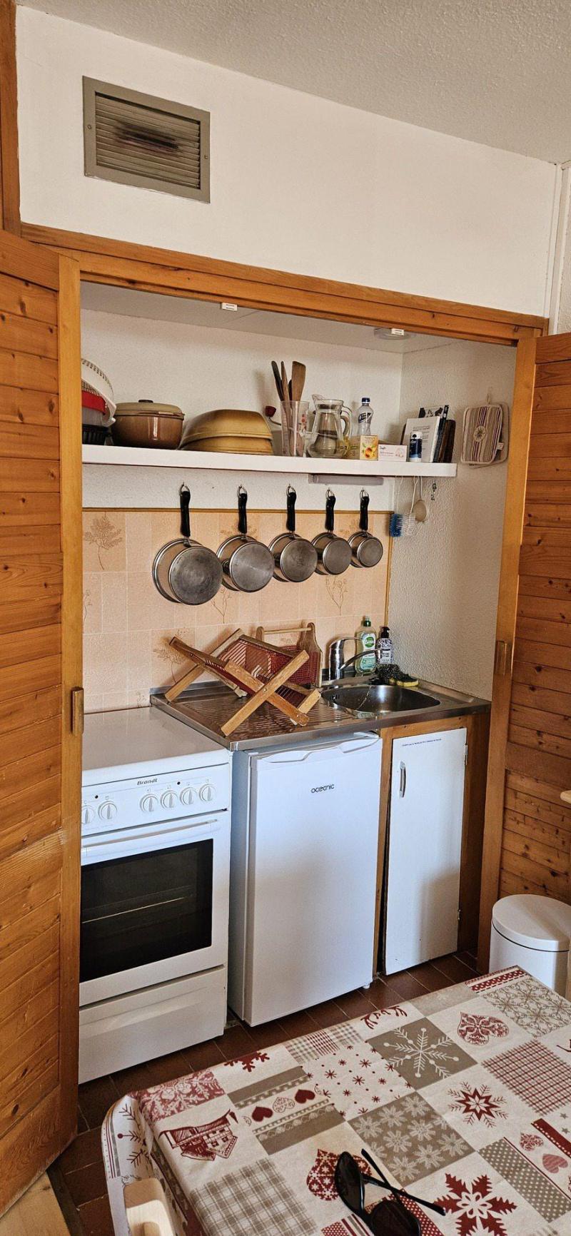 Urlaub in den Bergen Studio Schlafnische 4 Personen (77) - Résidence les Arolles - Valloire