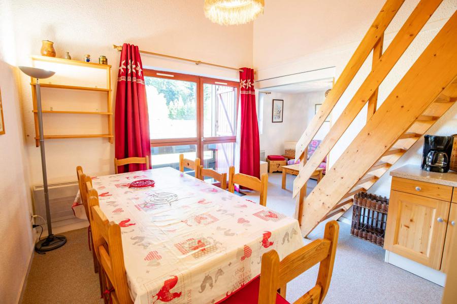 Vakantie in de bergen Appartement 3 kamers mezzanine 8 personen (AR24B) - Résidence les Arolles - La Norma - Woonkamer