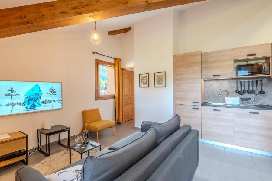 Holiday in mountain resort 3 room apartment 4 people (A302) - Résidence les Bailicimes - Morzine - Living room