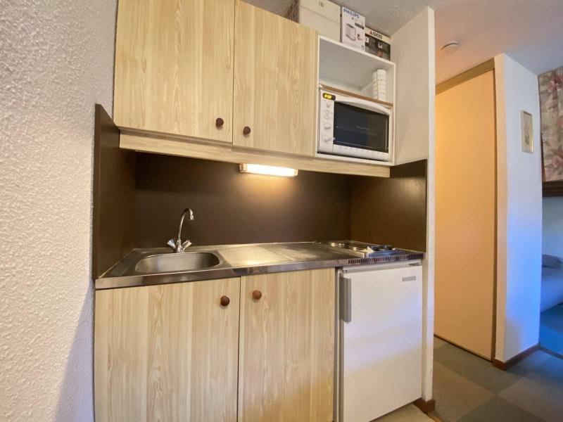 Vakantie in de bergen Studio bergnis 6 personen (107) - Résidence les Balcons d'Arly - Praz sur Arly - Keukenblok