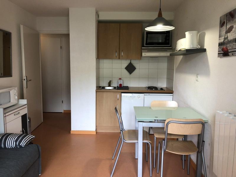 Vakantie in de bergen Studio cabine 4 personen (54B) - Résidence les Balcons du Soleil - Peyragudes - Woonkamer